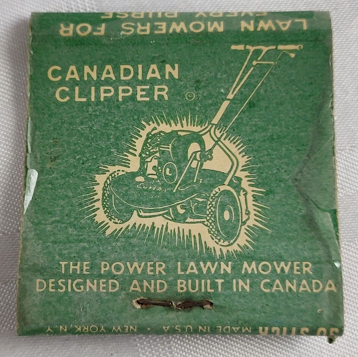 1940’S EUREKA WOODSTOCK CANADA CANADIAN CLIPPER LAWN MOWER ADVERTISING VINTAGE
