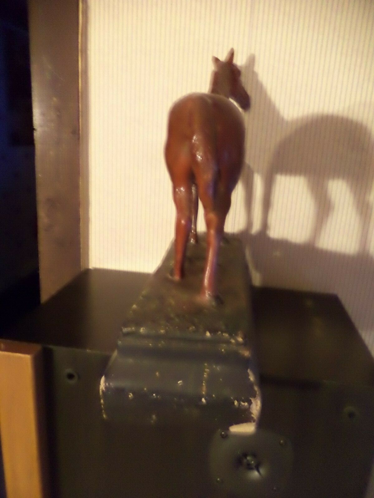 1910 HORSE store display sign COLUMBIA HEALING POWDER SALVE western blacksmith