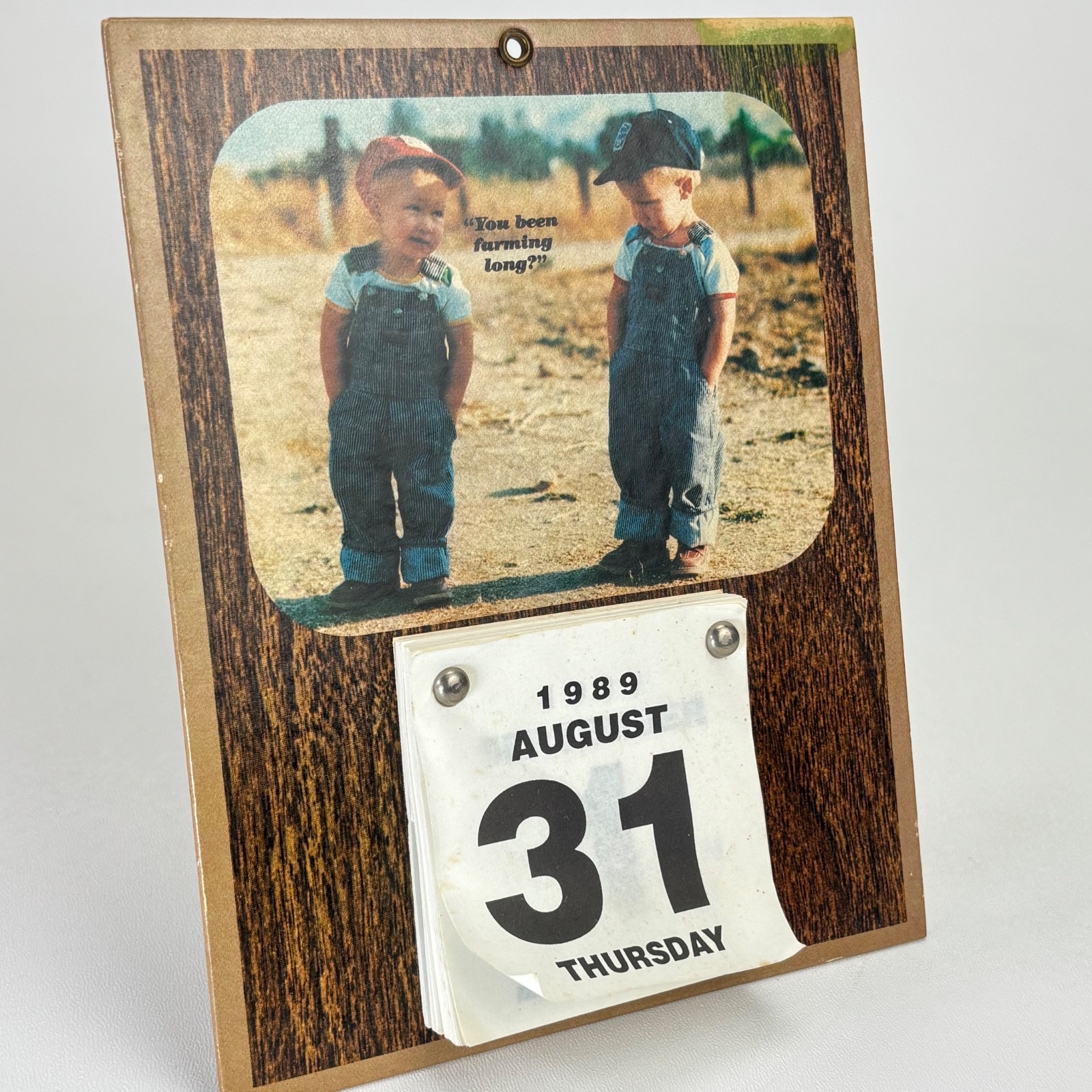 Vintage “You Been Farming Long?” Farm Country Kids 1989 Calendar John Thompson