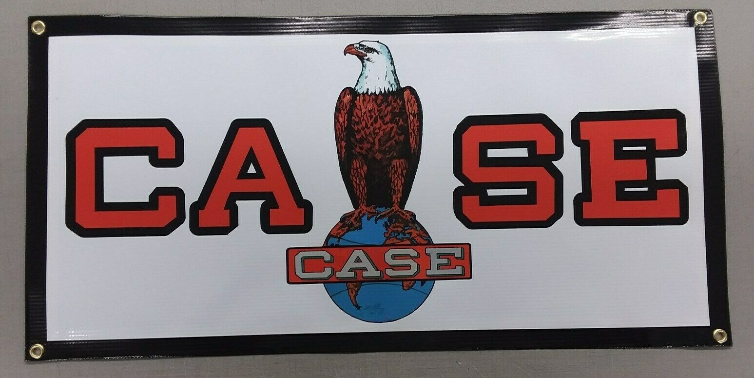 CASE TRACTOR BANNER- 24″ X 12″