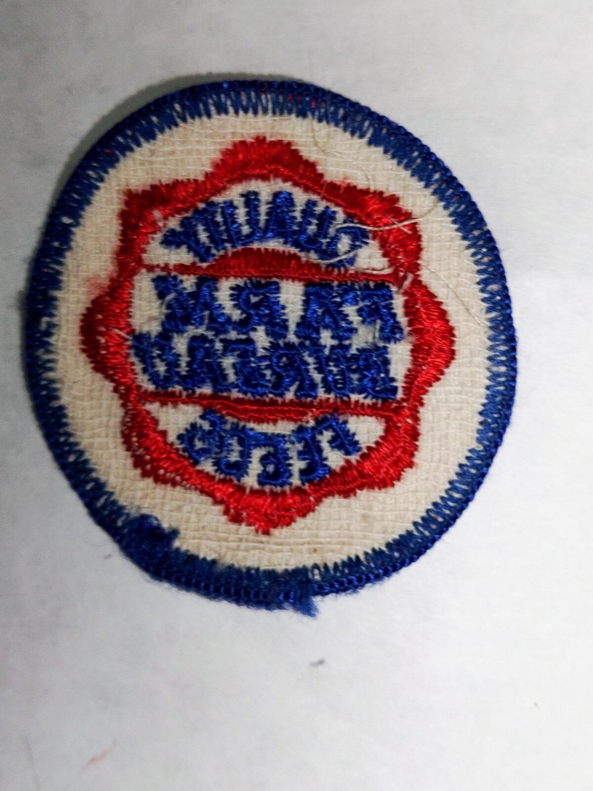 Vintage Farm Bureau Quality Feeds Embroidered Sew on Patch 2″, Agricultural GUC