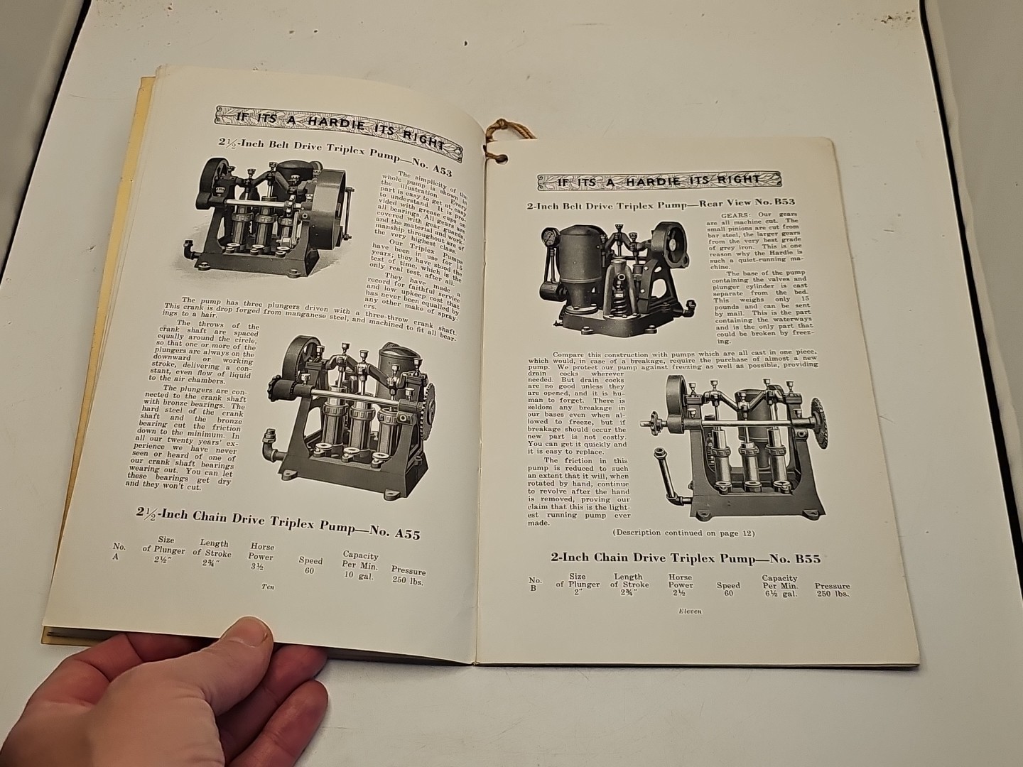 vintage hit miss hardie sprayer tractor avery catalog brochure 1920’s