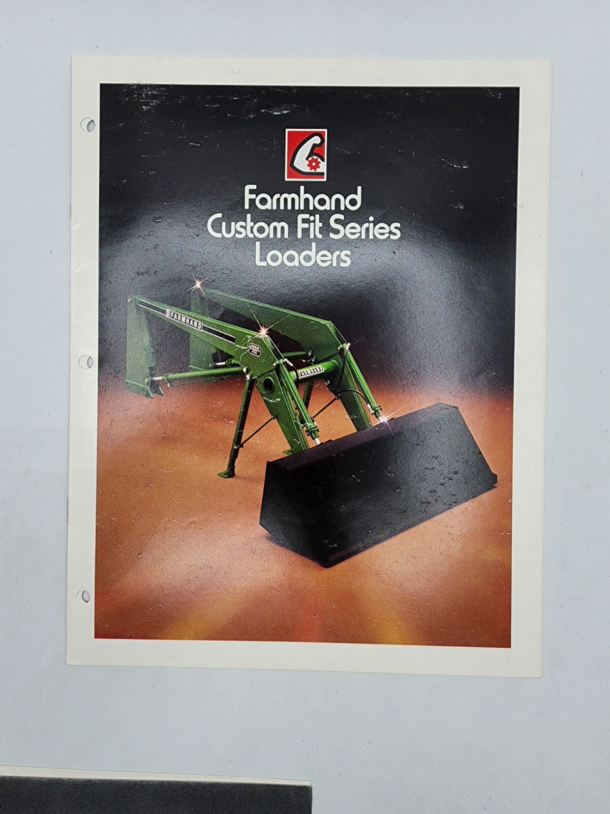 Farmhand Custom Fit Series Loaders Sales Salesman Brochure 10 Pages