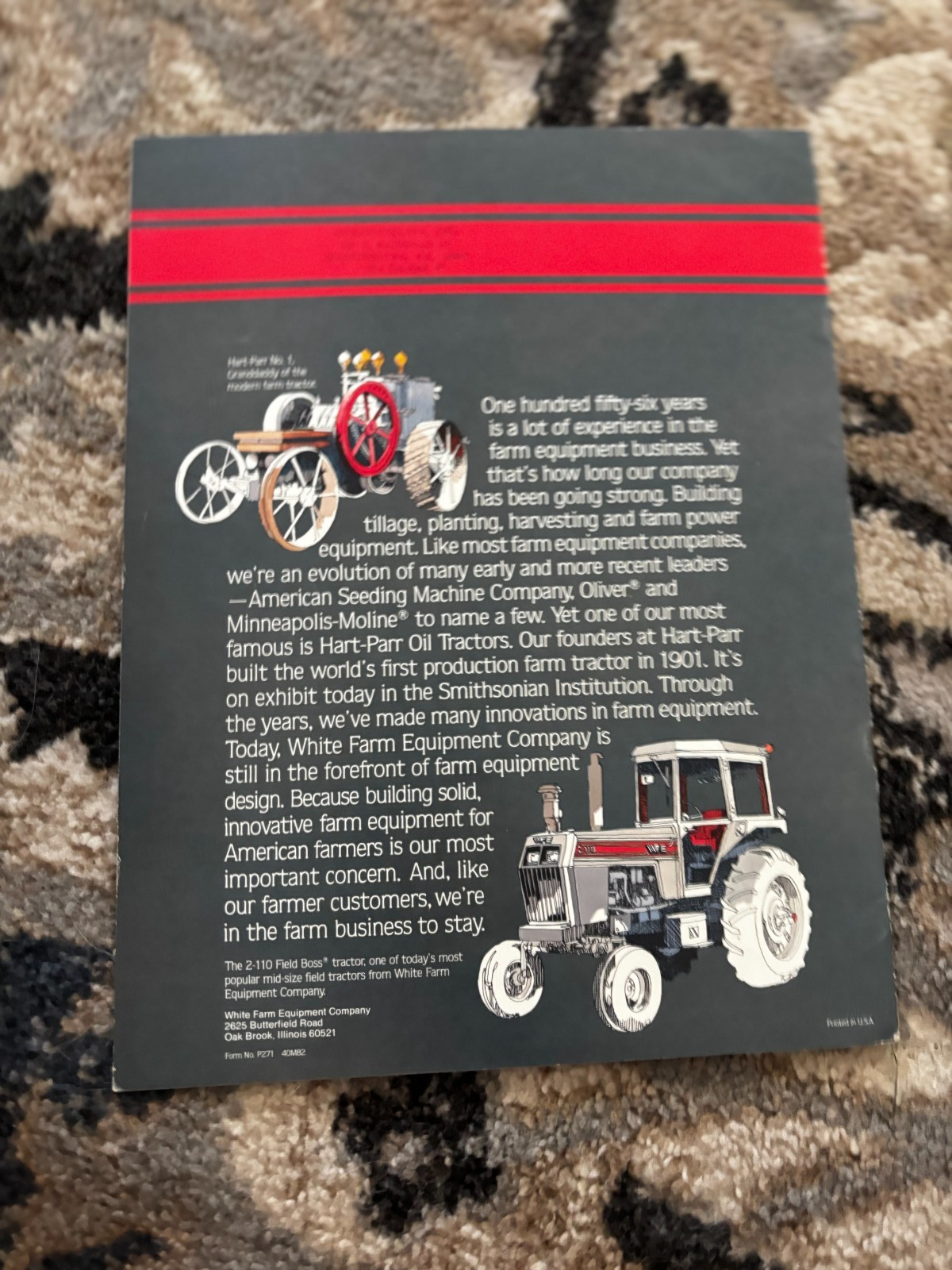 White 2-88 2-110 Tractor Brochure DCPA26