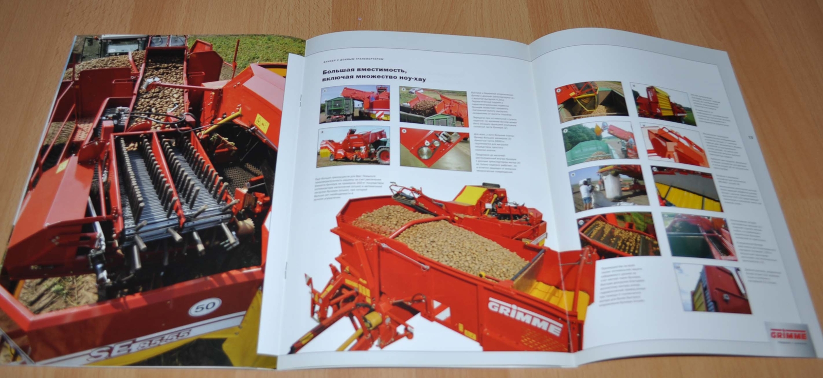 Grimme SE 75/85 Potato Harvesting Agricultural Brochure Prospekt