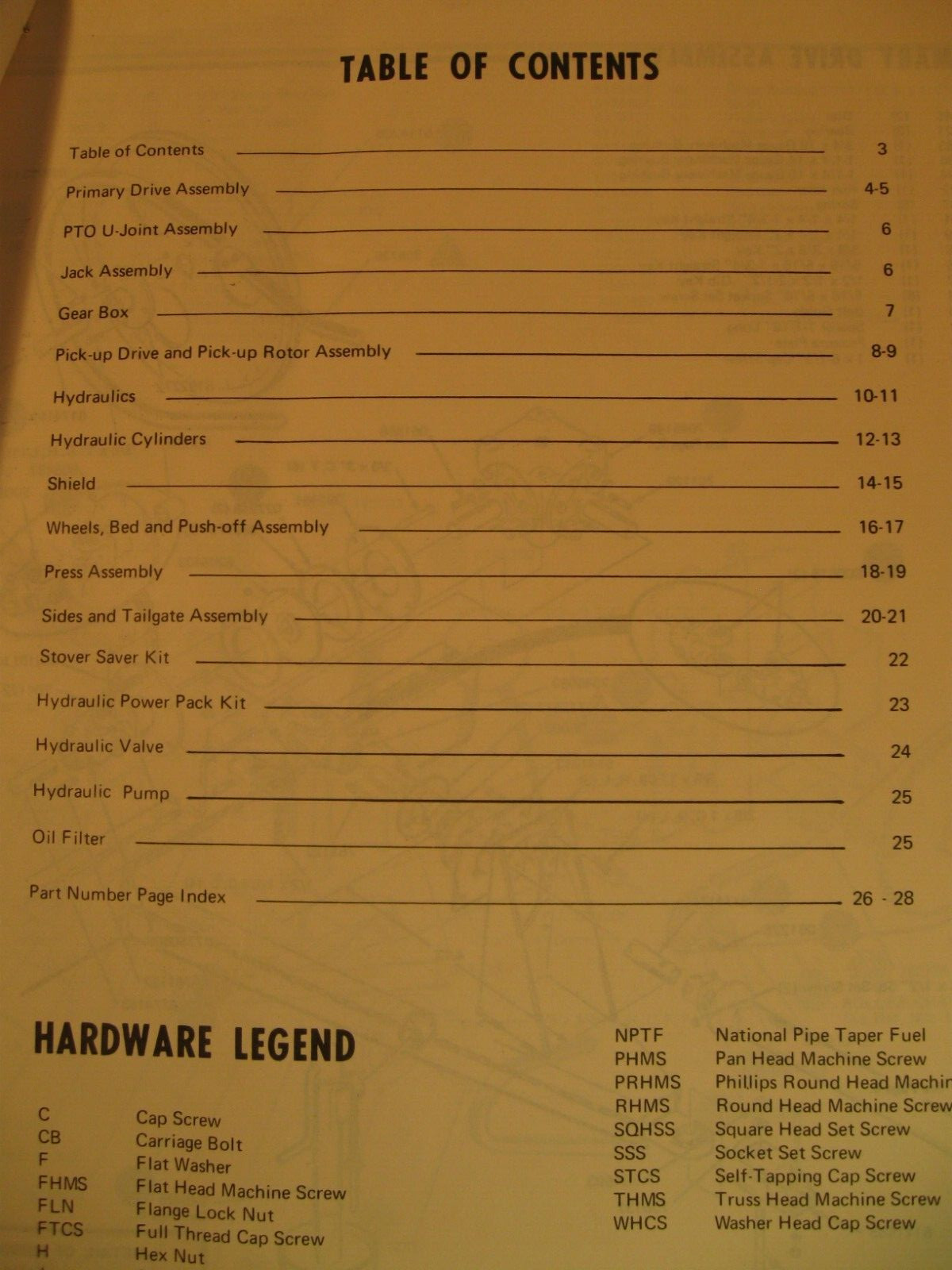 Vintage Lot of 3 Hesston 30 StakHand Manuals