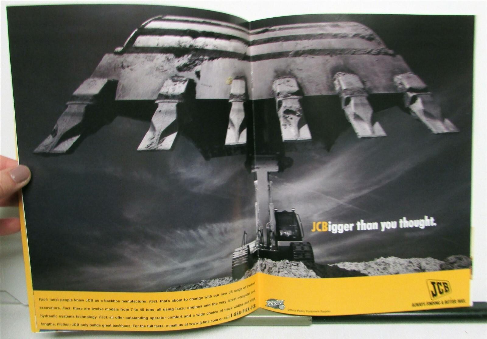 2000 JCB Team Work Specifications Construction Magazine Winter Edition