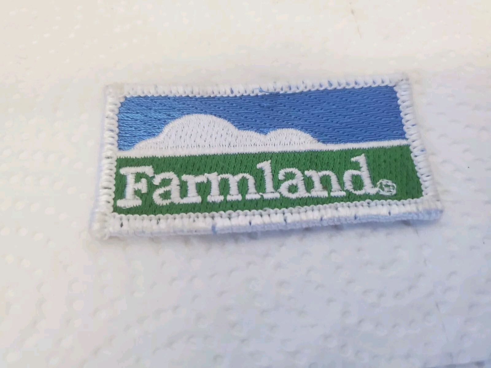 2-1/2″ X 1-1/4″ Cloth Patch Farmland Meat Packinghouse Farm Supplies