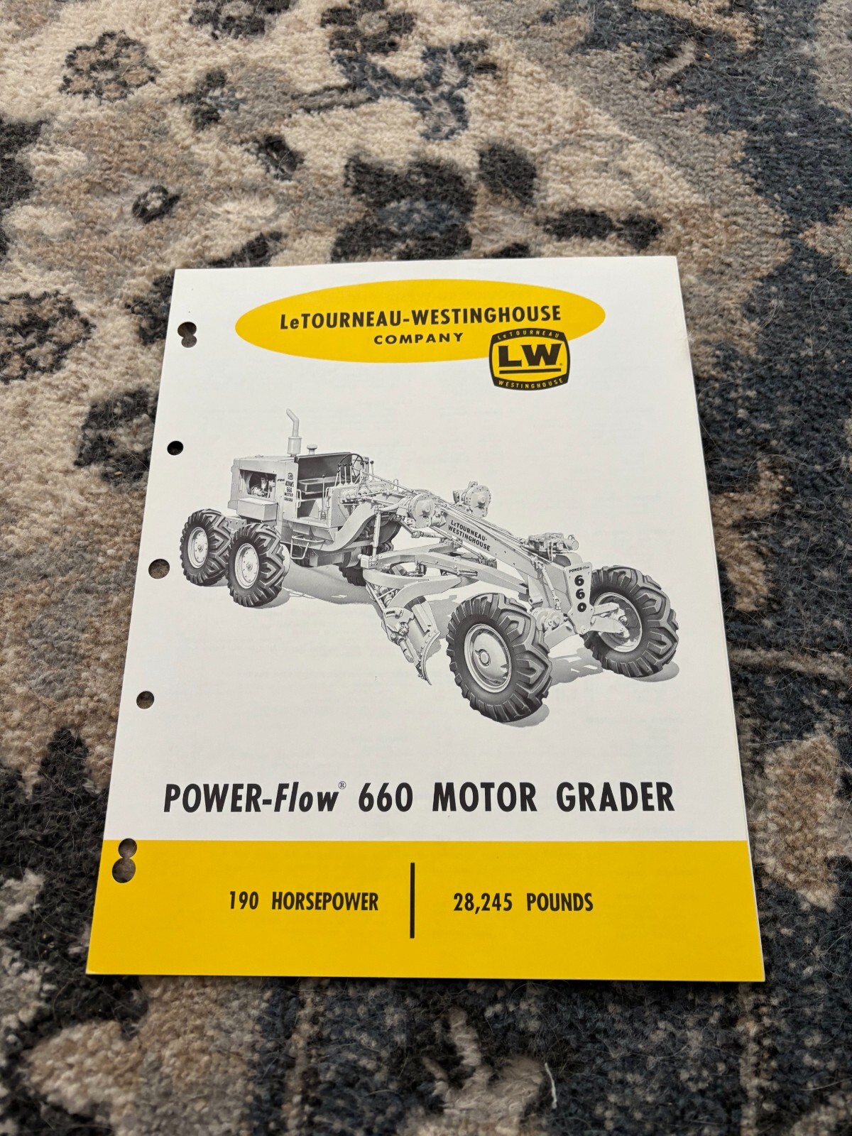 LeTourneau 660 Motor Grader Brochure FCCA25