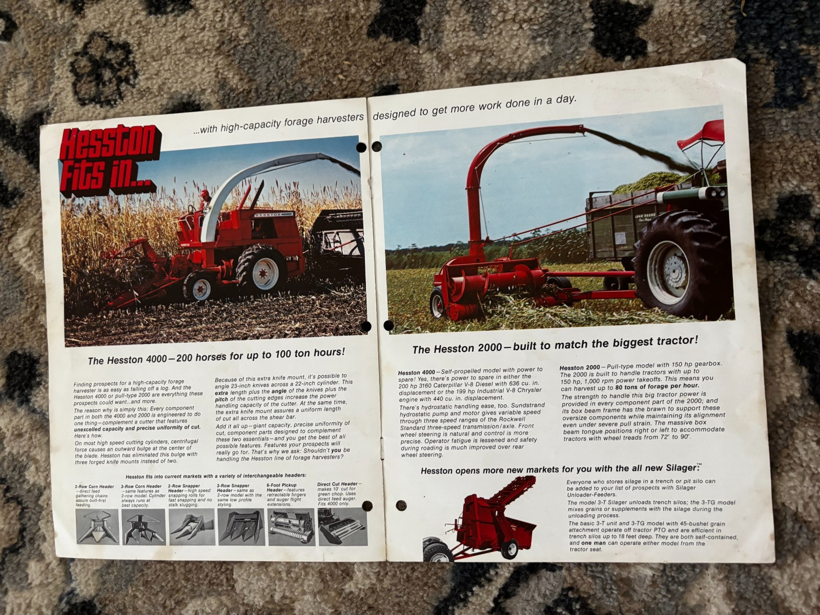 Hesston Buyers Guide For 1970 Brochure DCPA26