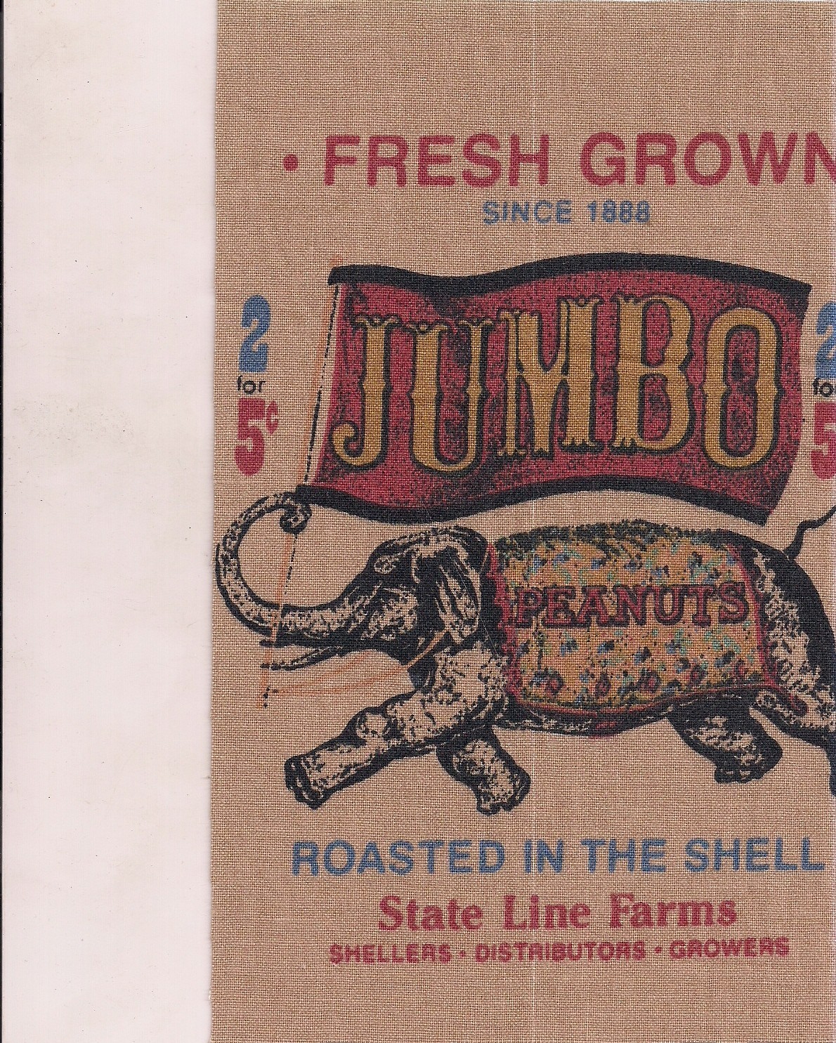 Farming Group of 6 Colorful Cotton Ad Patches