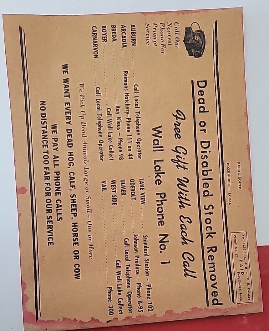 1940s Farm and Ranch Income Tax Record and Electric Light Farmstead AWESOME