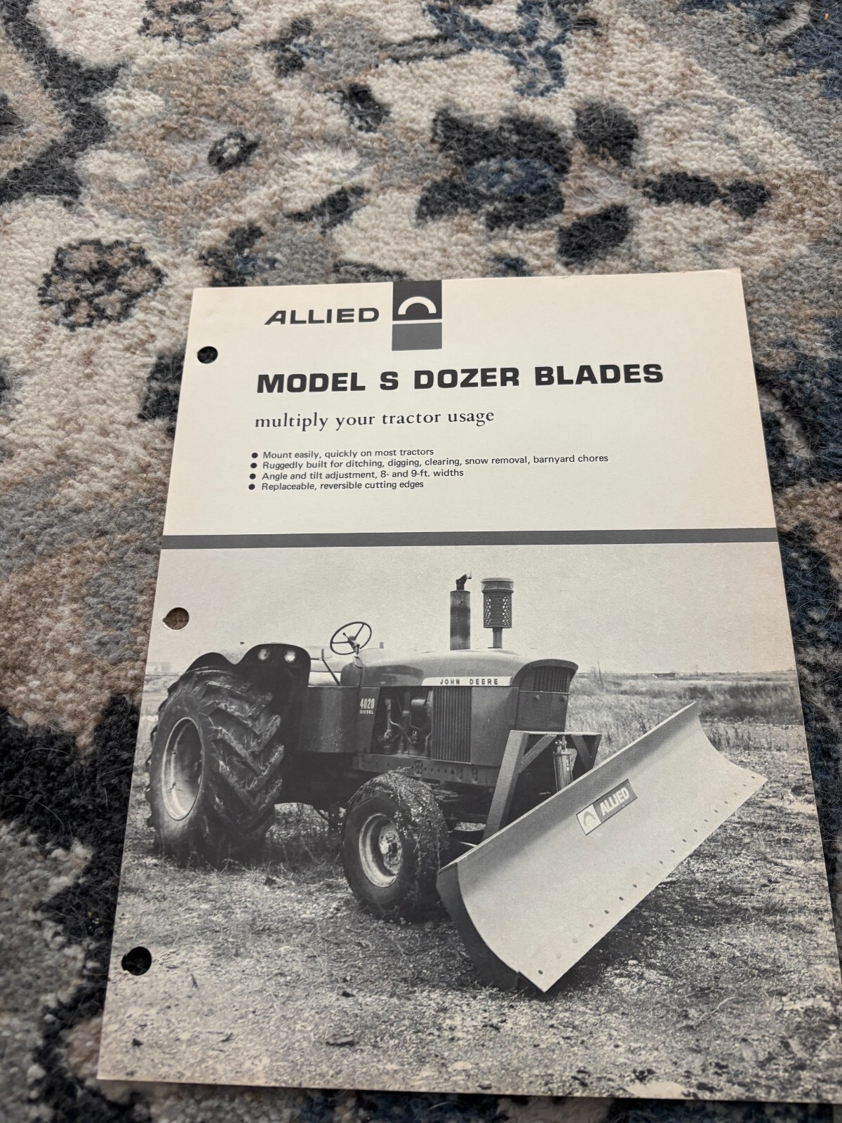 Allied Model S Dozer Blades Brochure FCCA25