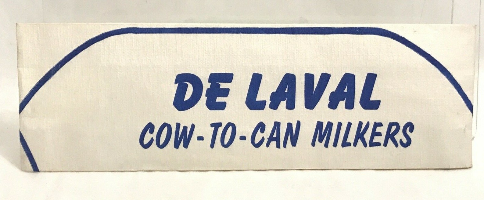 De Laval Columbus OH 1960’s Employee Paper Hat Vintage Coolers Milkers Dairy