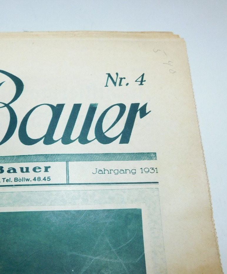 VINTAGE 1920’S SWISS CATTLE PAMPHLETS & 1931 SCHWEIZER BAUER PAPER TRACTOR ADS