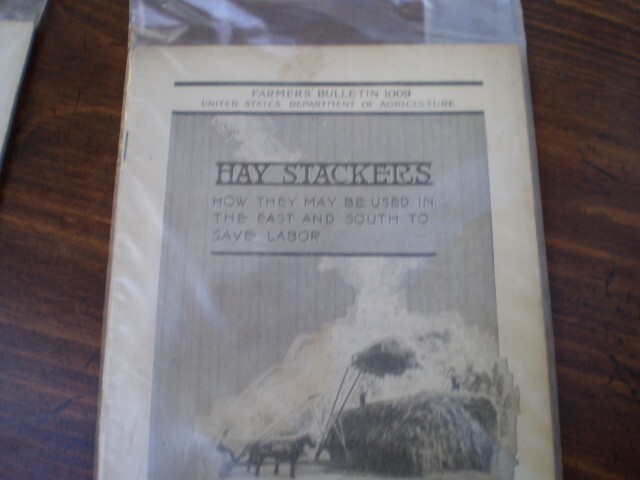 EARLY 1900’S AGRICULTURAL PUBLICATION: HAY STACKER!