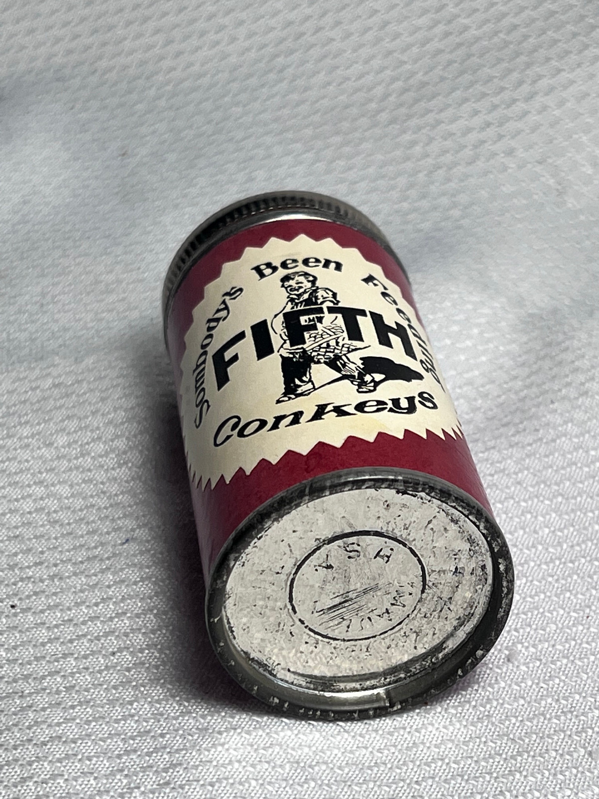 Antique Advertising Conkeys Empty Shaker Tin Farm Animal Livestock Poultry Aid