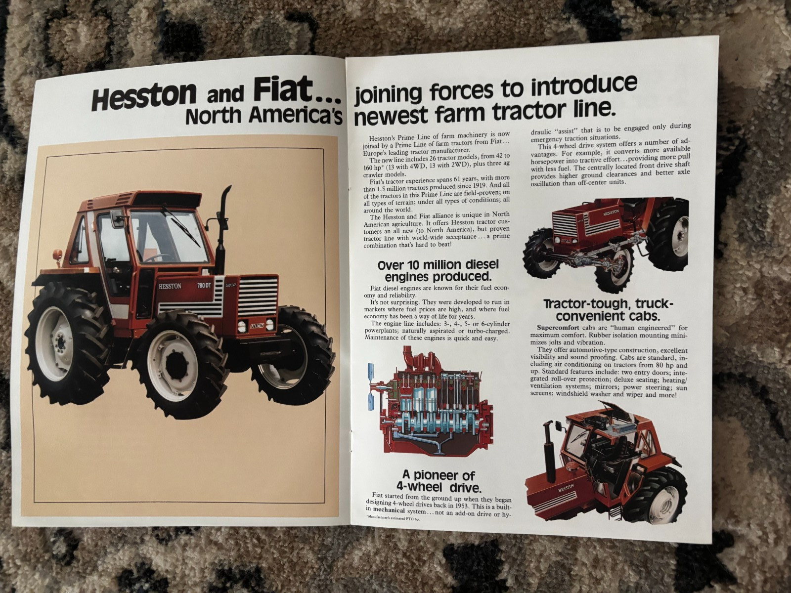 Hesston Fiat Tractors For 1980 Brochure DCPA26