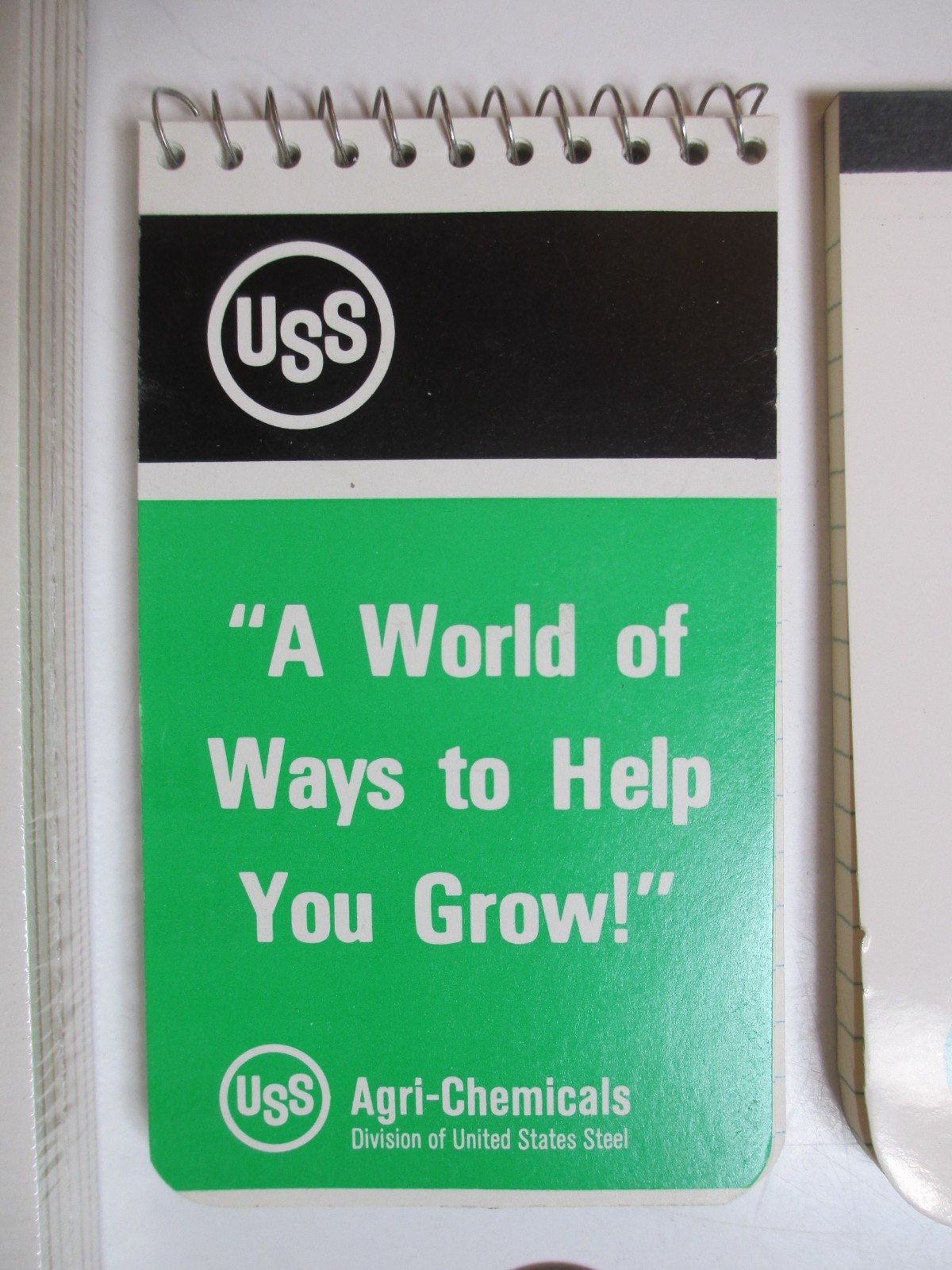 Lot of 8 United States Steel USS Agri-Chemicals Note Pads (6) 7×4, (2) 5×3 Lined