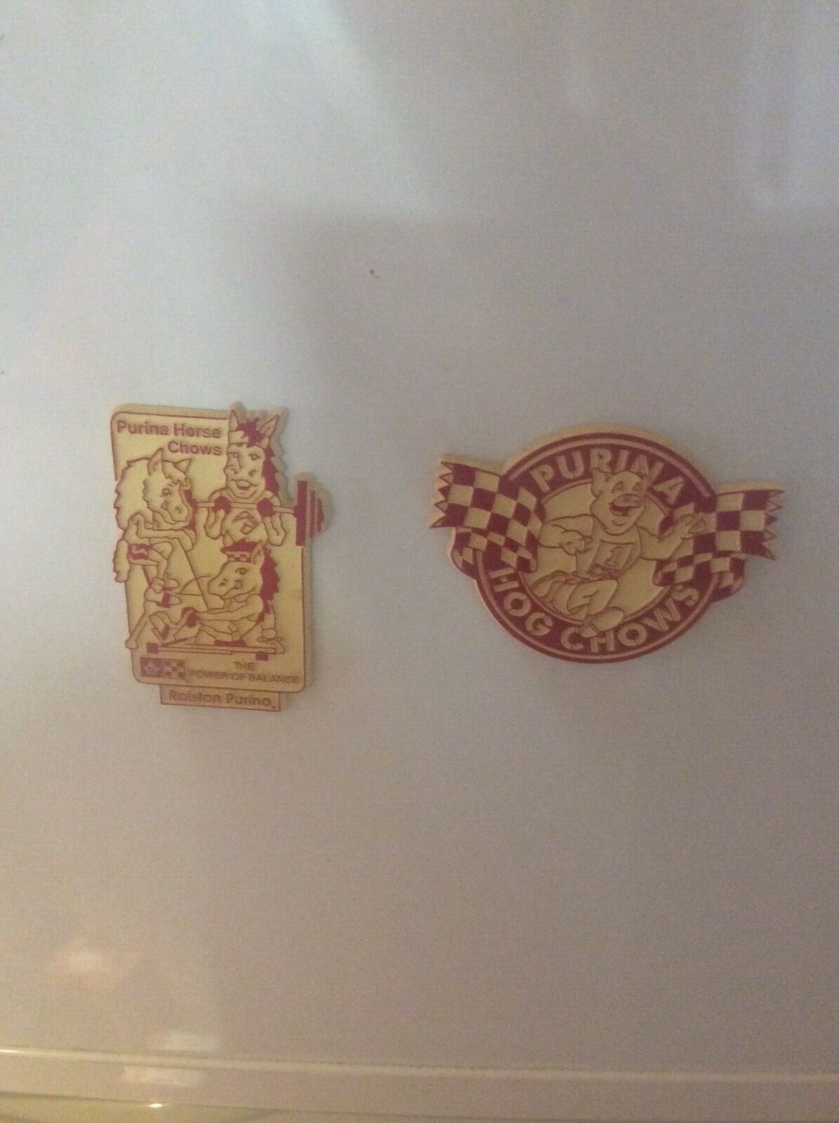 Purina Hog Chows and Purina Horse Chows Collectable magnets