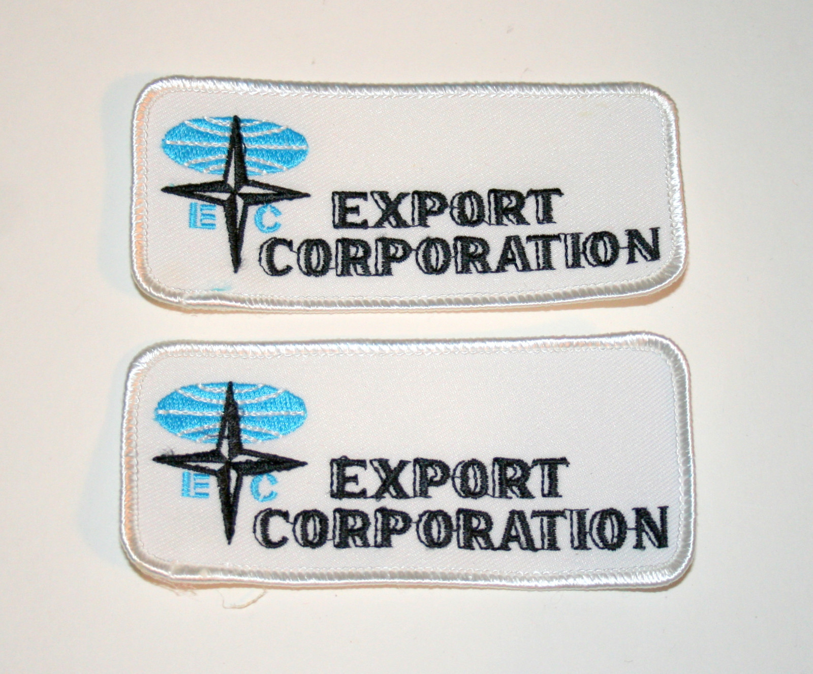 2 Vintage EC Export Corporation Brighton, MI Patch New NOS 1970s