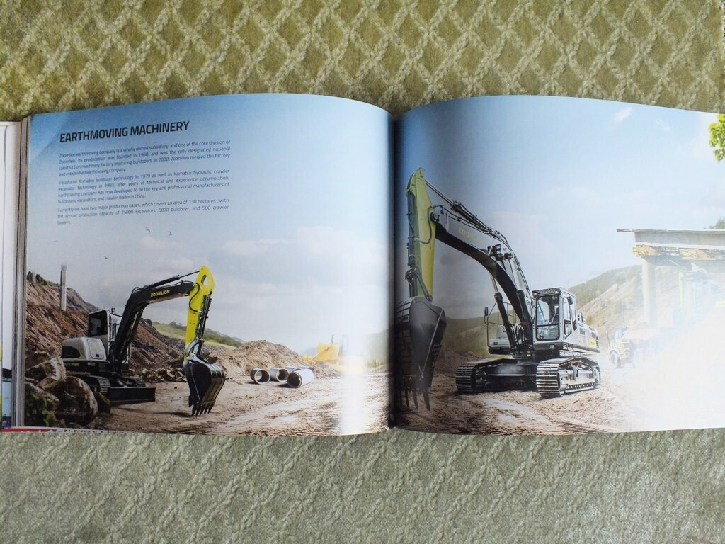 ZOOMLION Full Product Catalog Excavators Buldozers Cranes Tractors Brochure 2018
