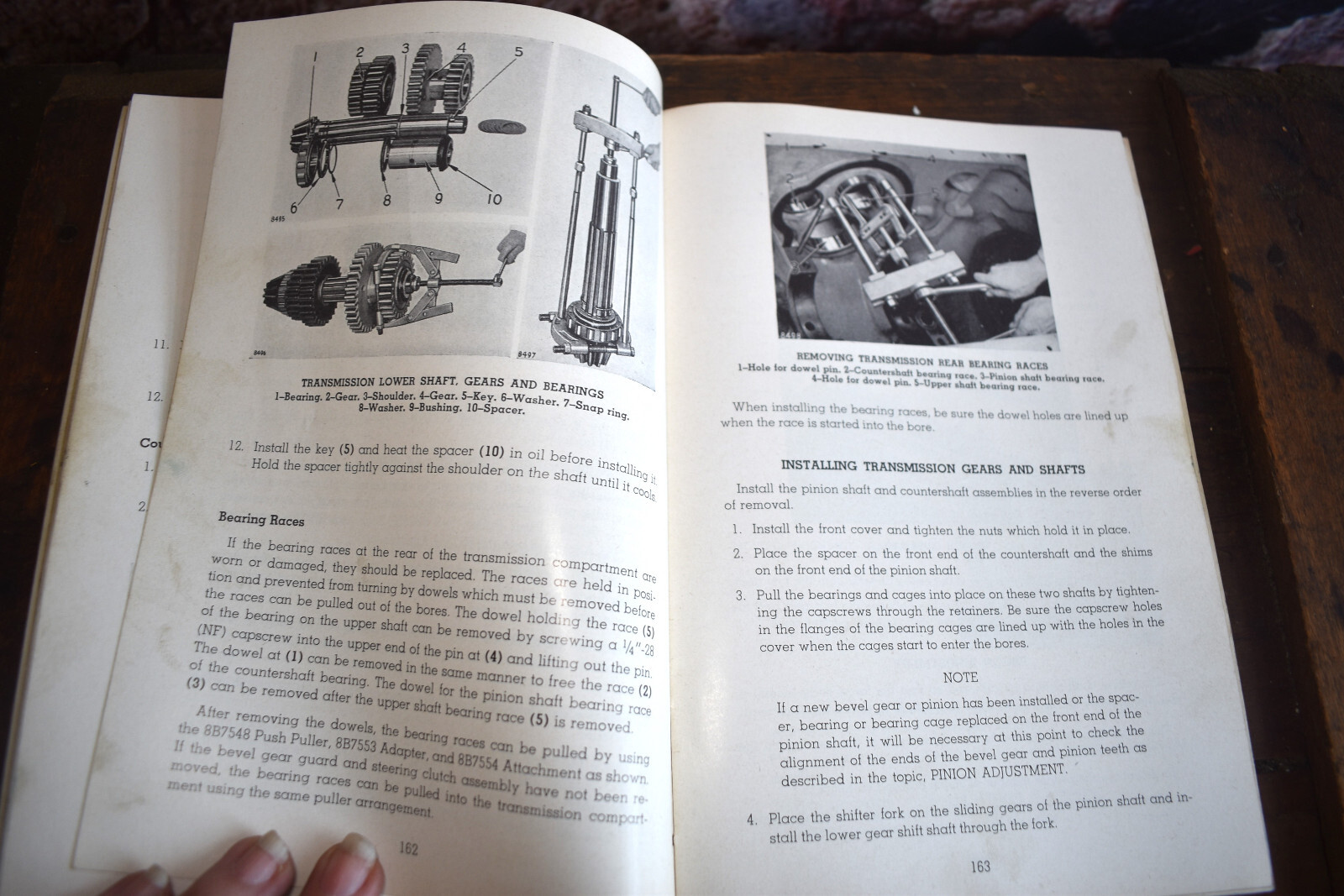 1950s Caterpillar Servicemen’s Reference Book for D8 Tractor Repair Manual