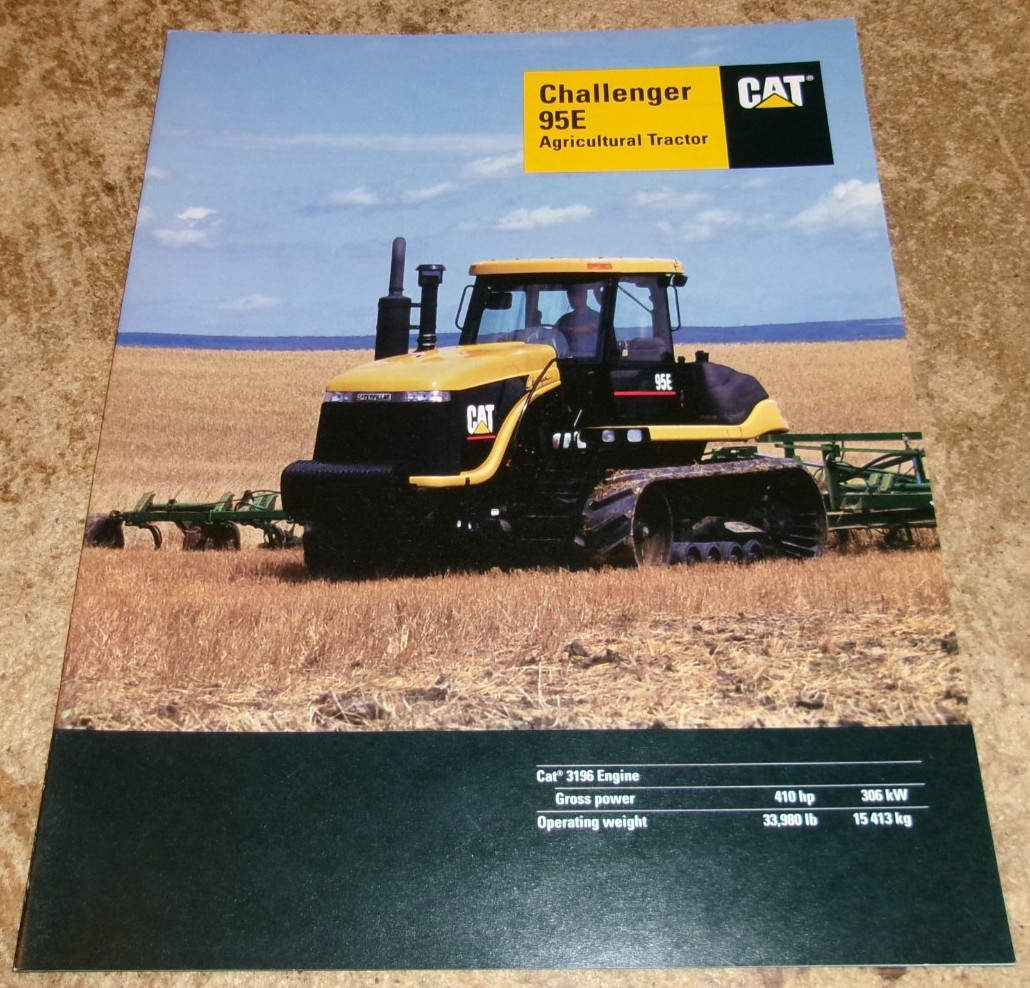 1998 CAT challenger 95E tractor brochure in nice shape used