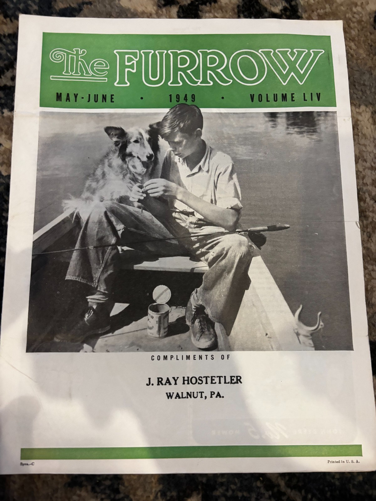 John Deere Furrow Magazine May-June 1949 Walnut PA Brochure DCPA26