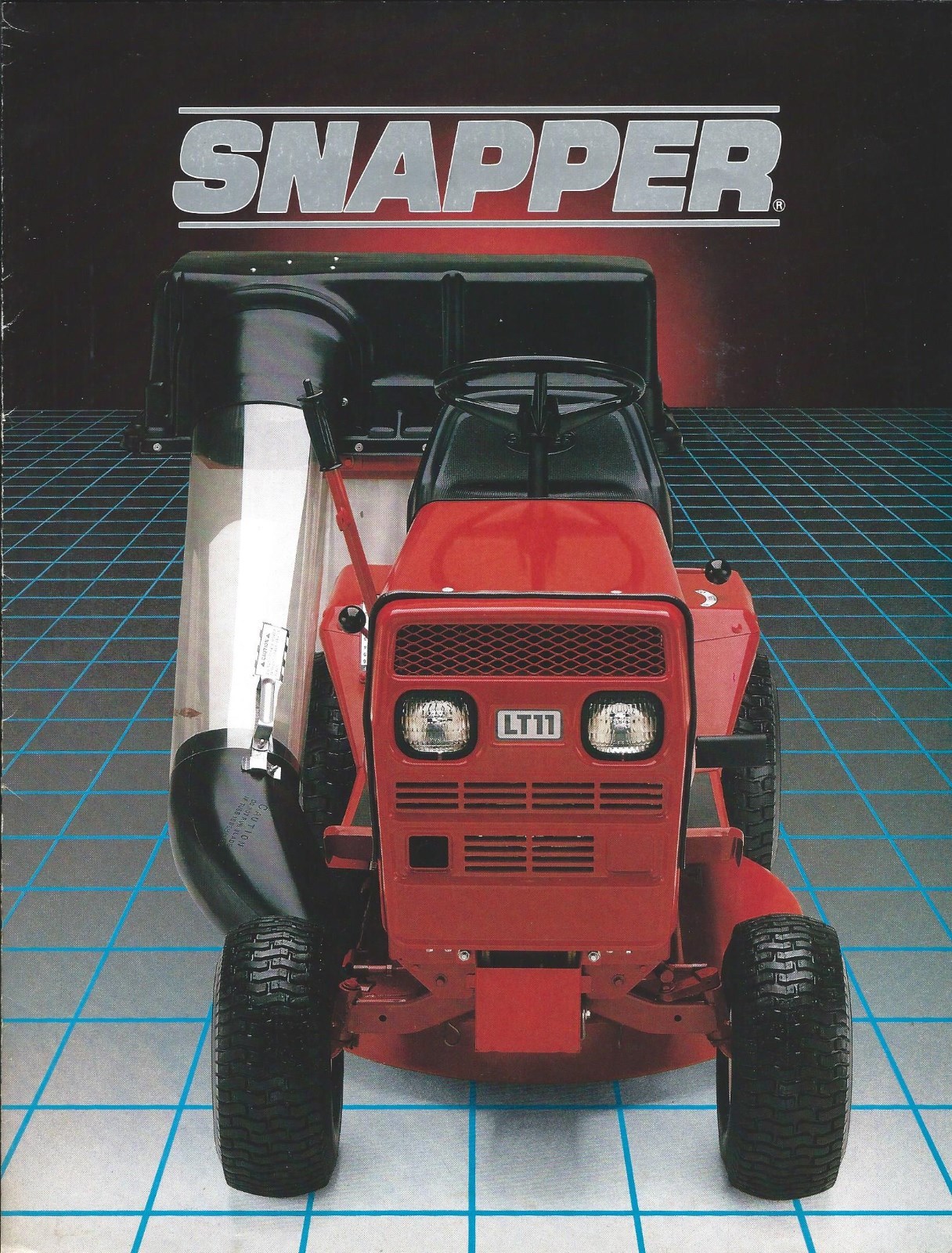 Lawn Tractor Brochure – Snapper – LT11 LT16 – c1980’s – LT 11 cover (LG113)