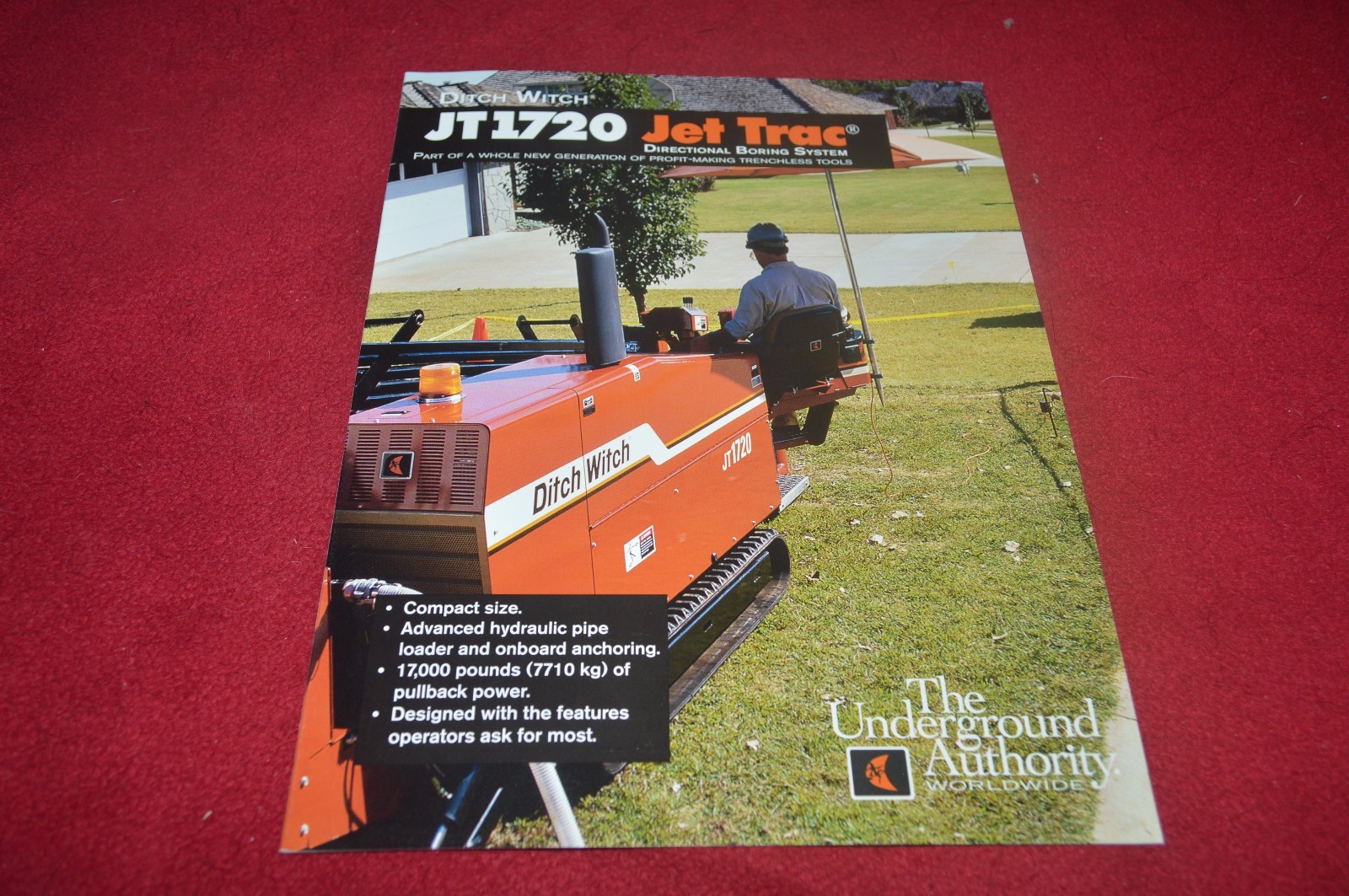 Ditch Witch JT1720 Jet Trac Dealer’s Brochure YABE16