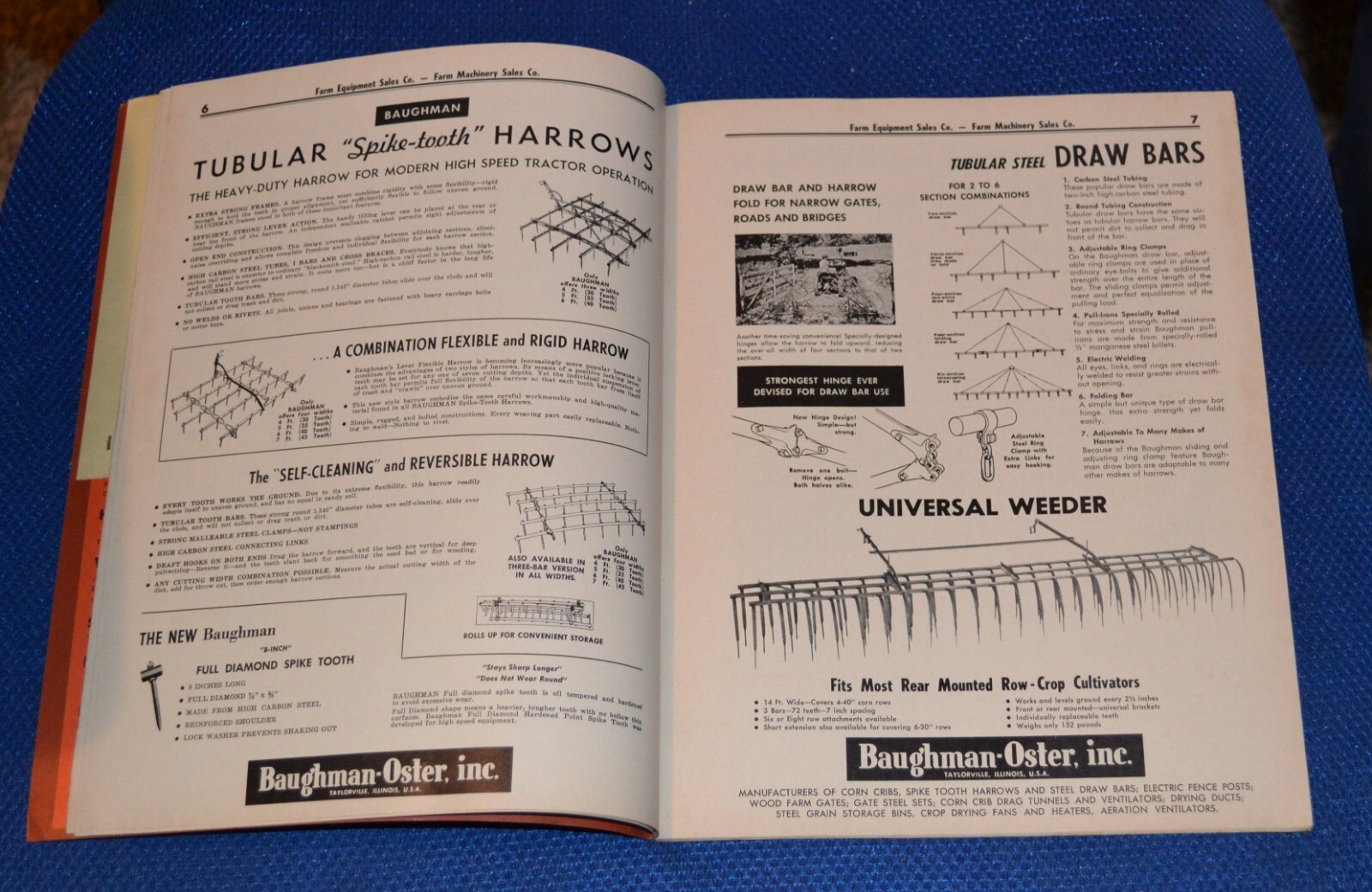 Vintage 1967 Farm Equipment Sales Co. Implement Catalog