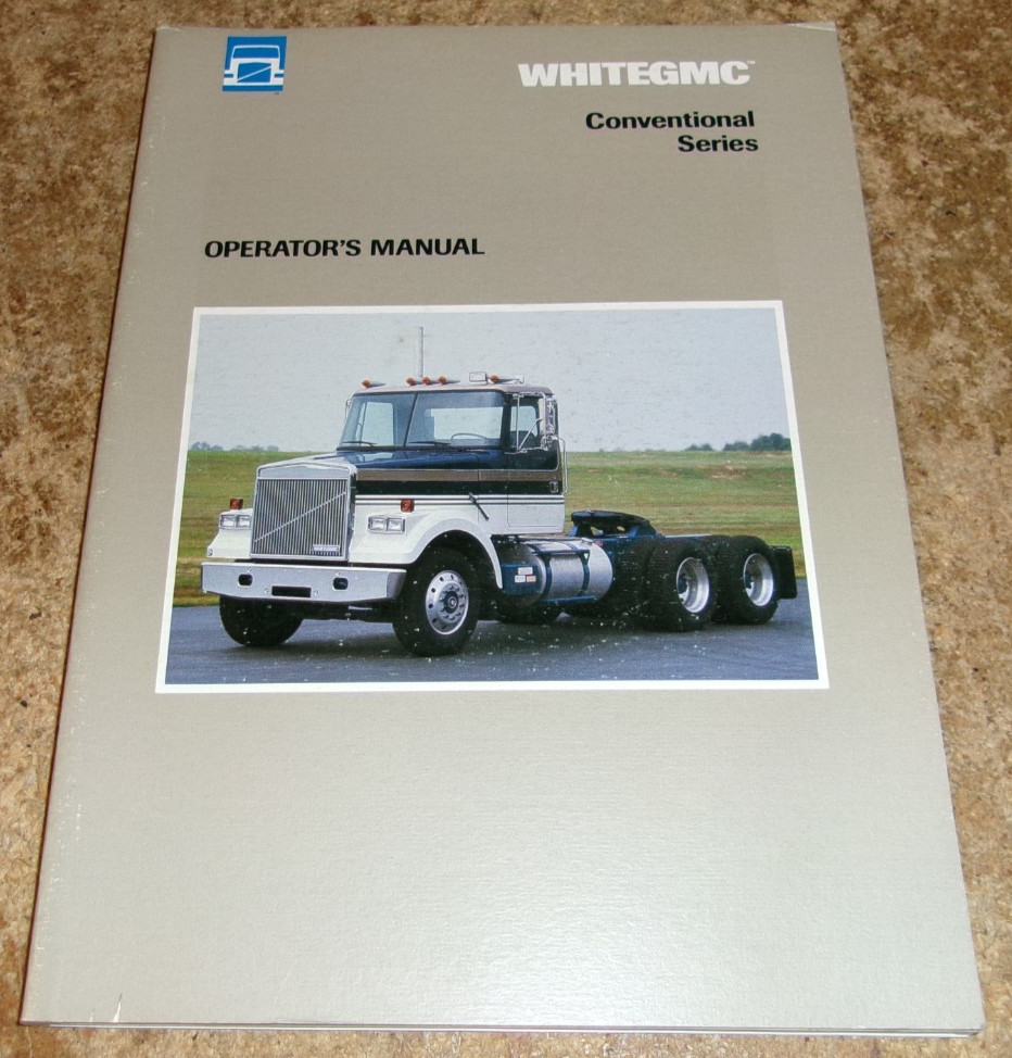 vintage white gmc conventional series trucks operators manual nice used