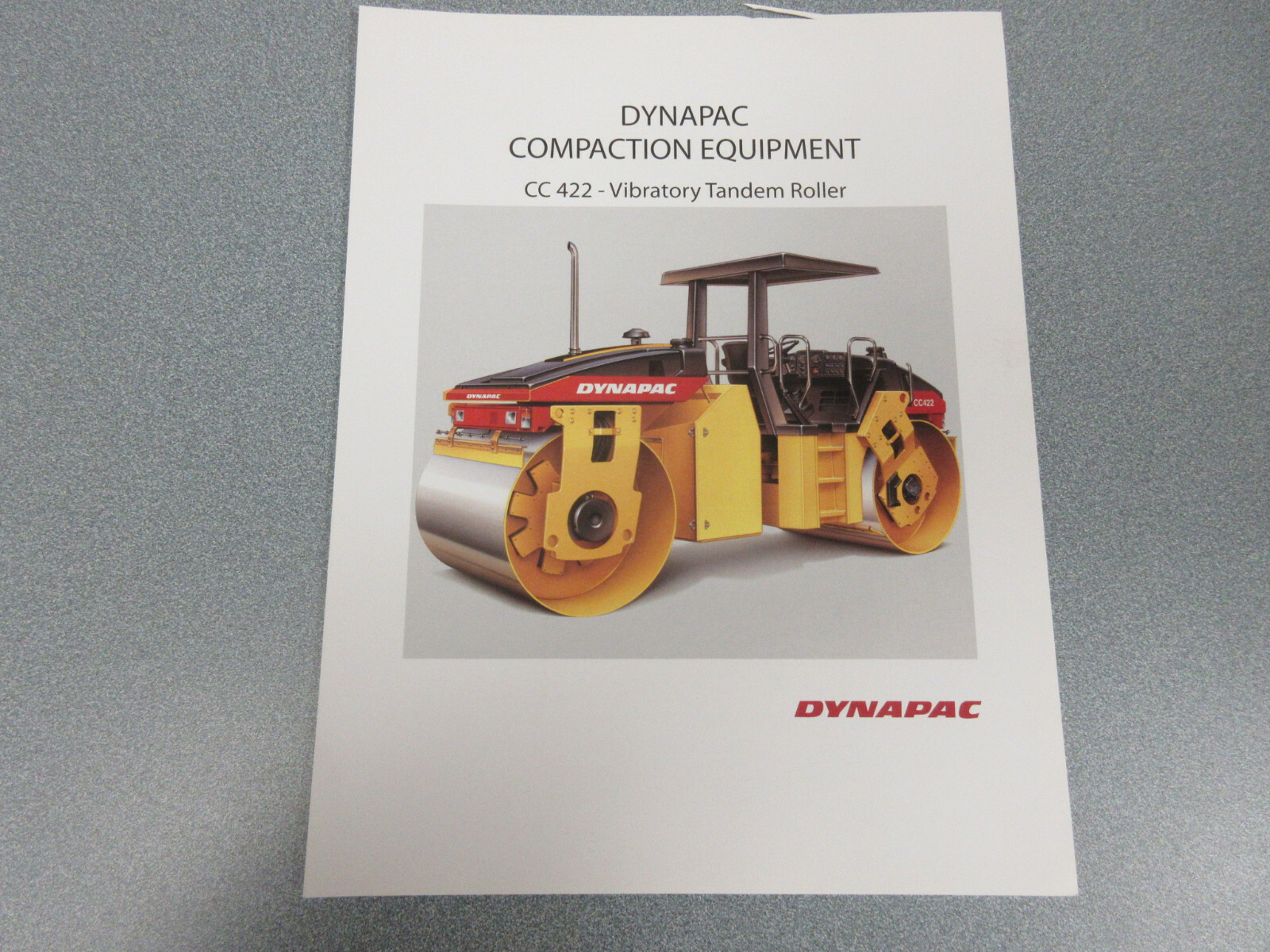 Dynapac CC422 Roller Compactor Brochure 2 Page