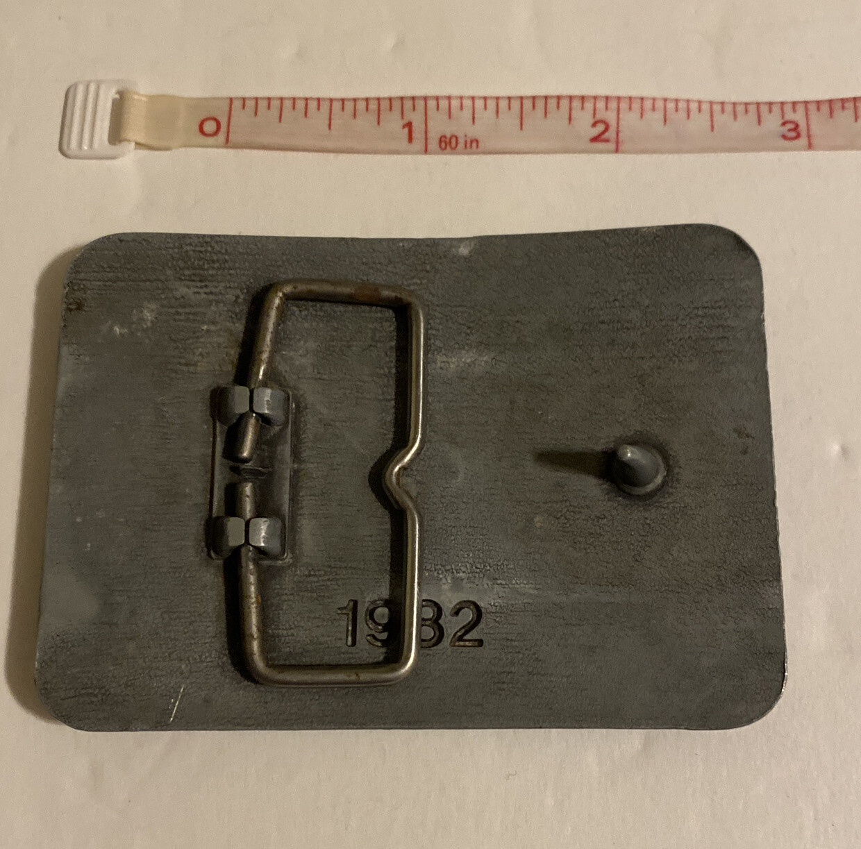 Vintage New Holland Belt Buckle I’m Proud To Be A Reliable American Farmer 1982