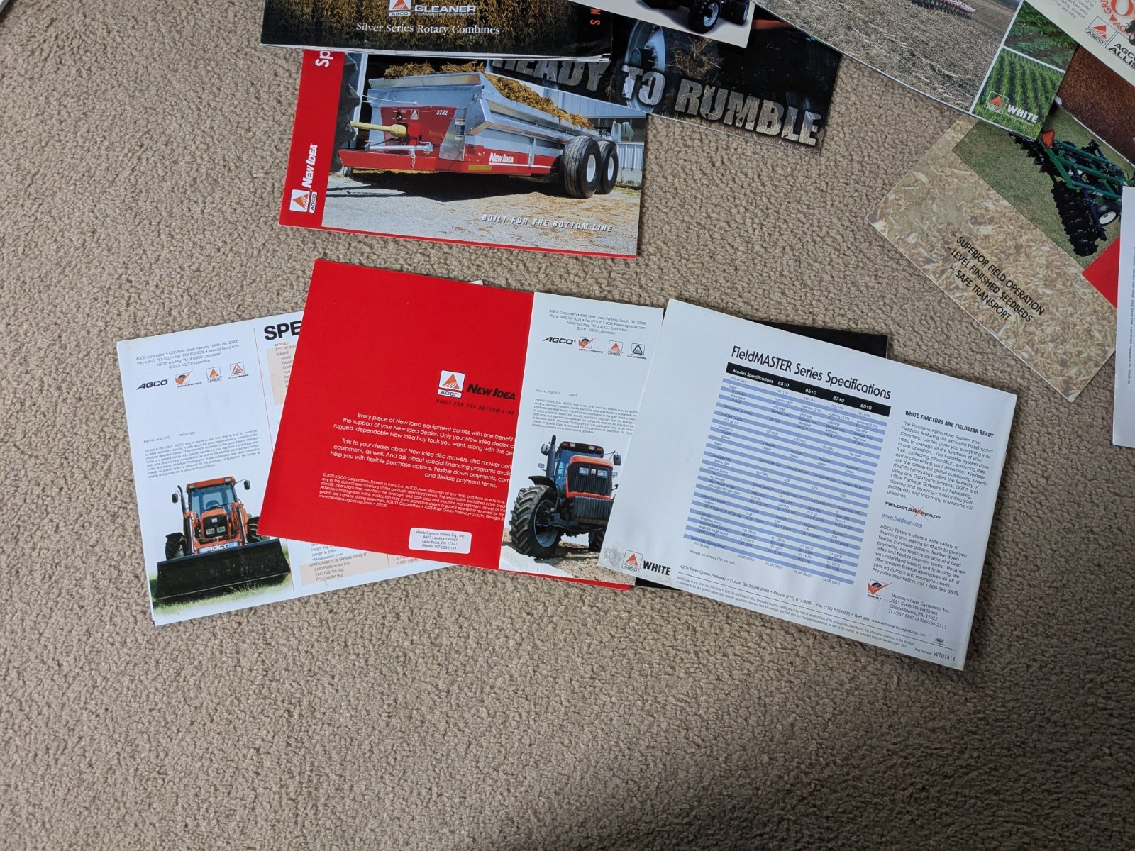 1990’s-Early 2000’s Agco White Paper Ephemera Lot
