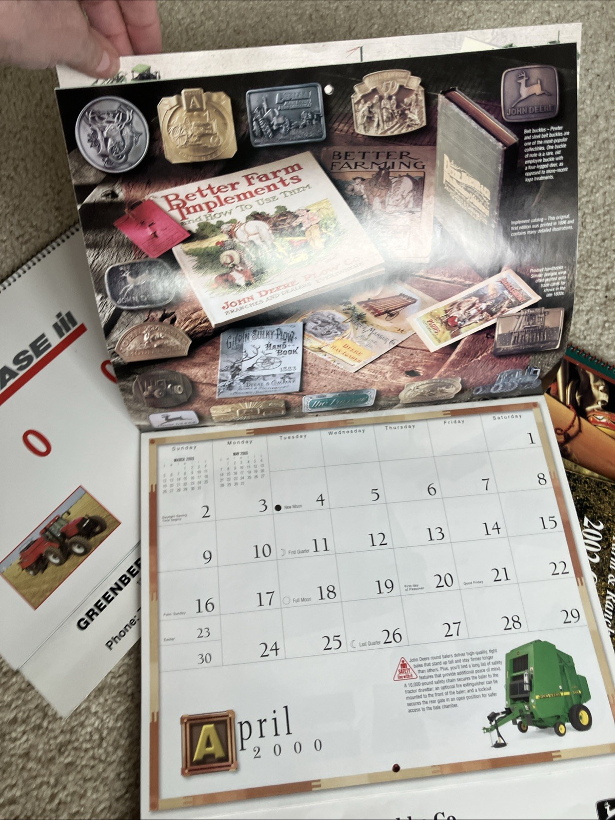 Lot Of 6 Classic Farm Tractors Some Vintage calendars