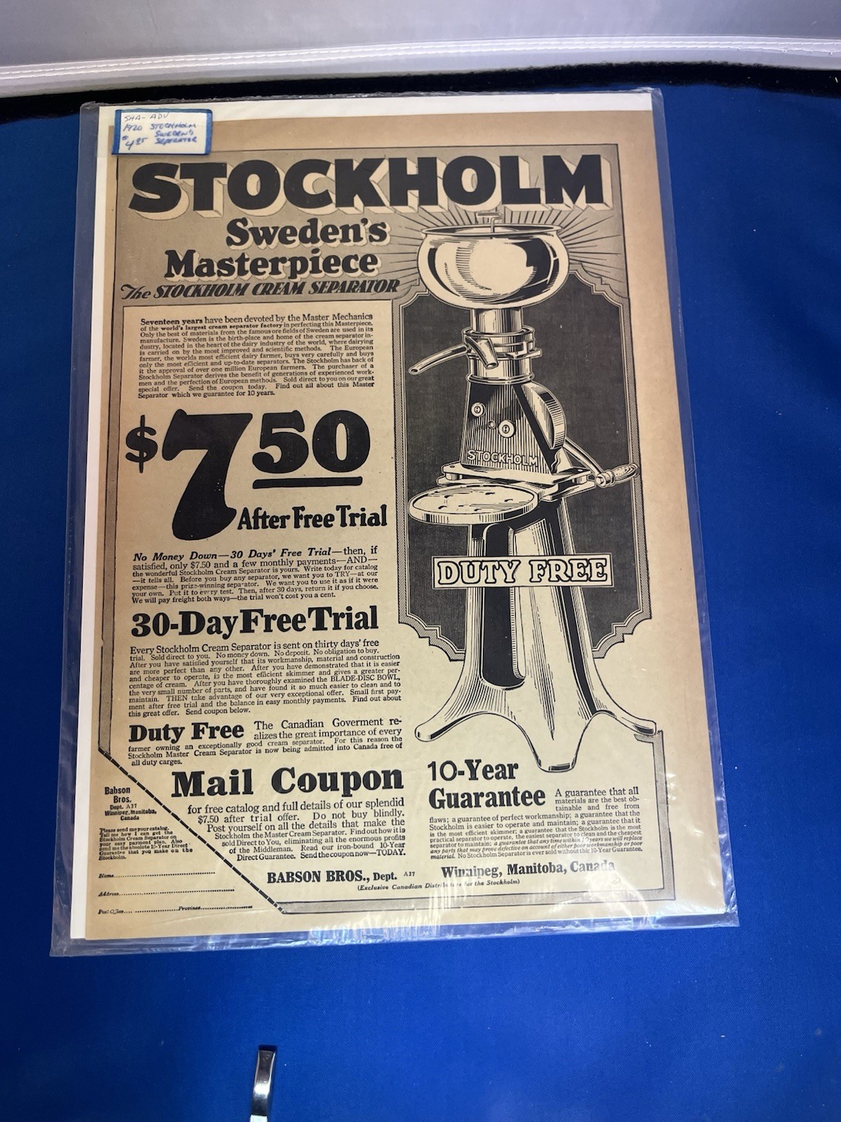 A LOT OF 18 VINTAGE ORIGINAL FARM MACHINE ADS-A MUST LOOK!-1897 TO 1940