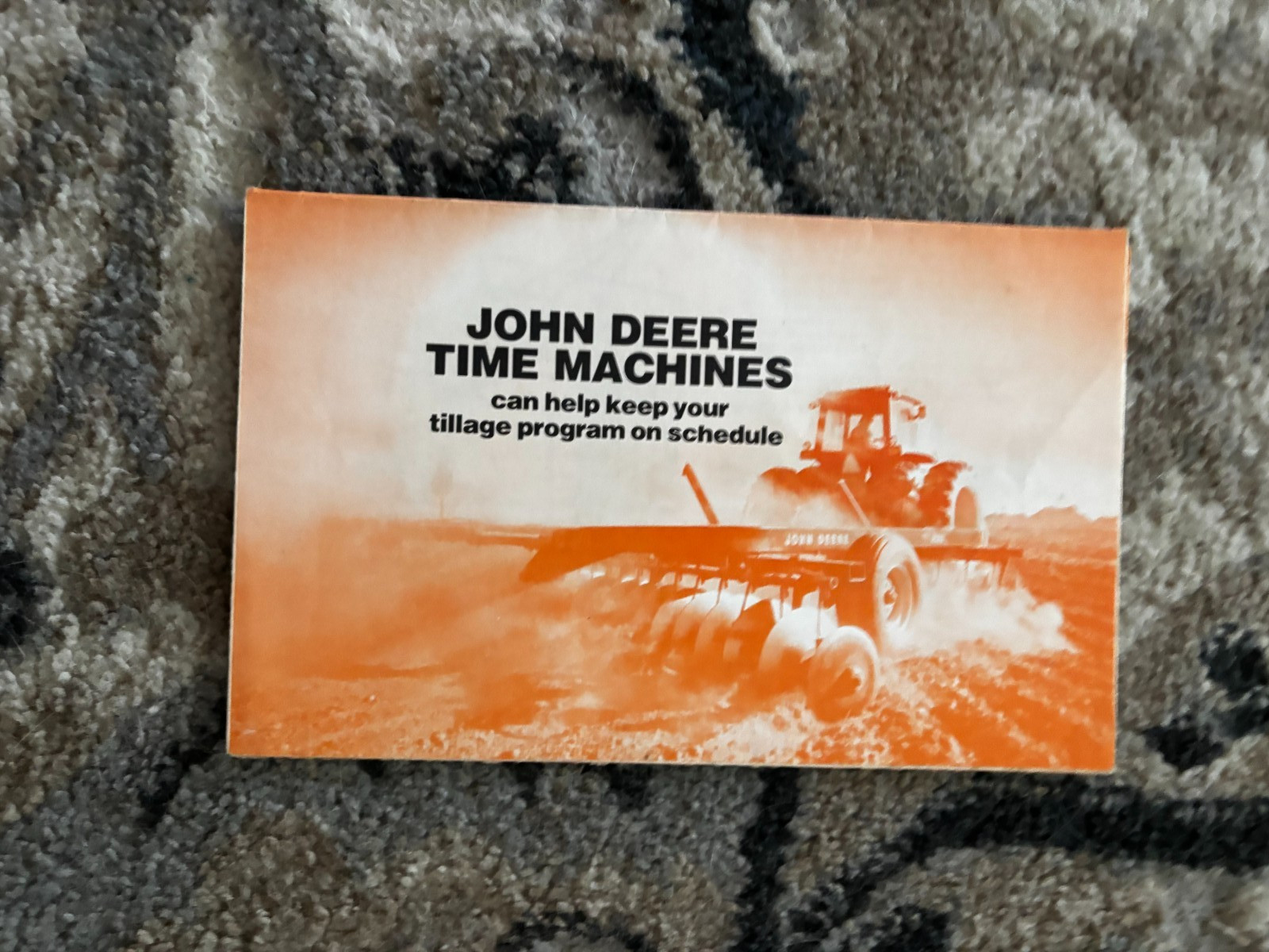 John Deere Time Machines for Tillage Progam for 1971 Brochure DCPA26