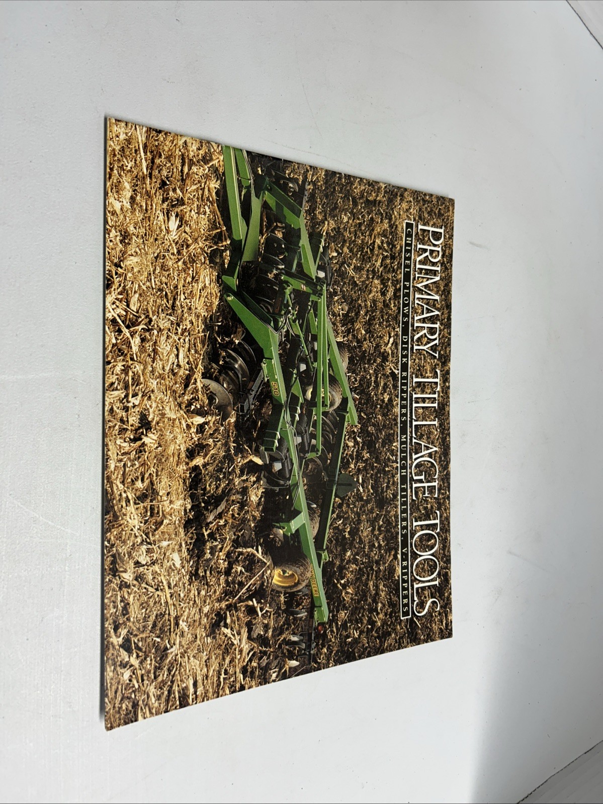 John Deere Primary Tillage Tools For 1995 Brochure