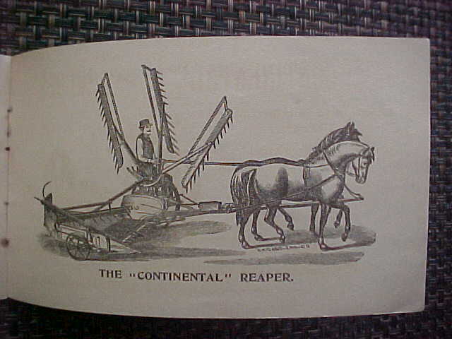 THE JOHNSON HARVESTER CO. – Color Lithograph Catalog – 1890’s