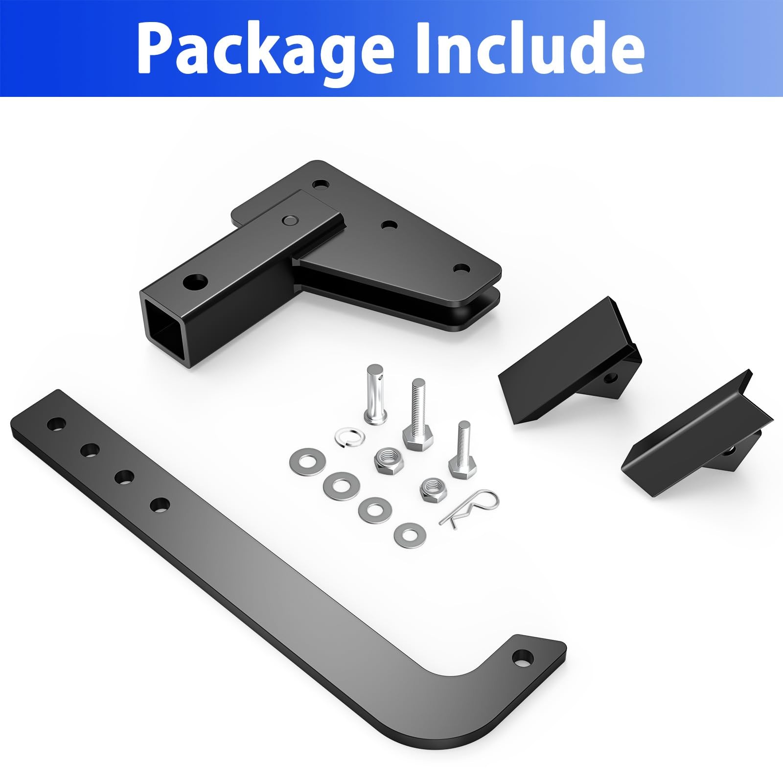 Hitch Mounted Ripper for ATV/UTV Tractor Lawn Mower Fit 2″ Receiver 3 Point H…