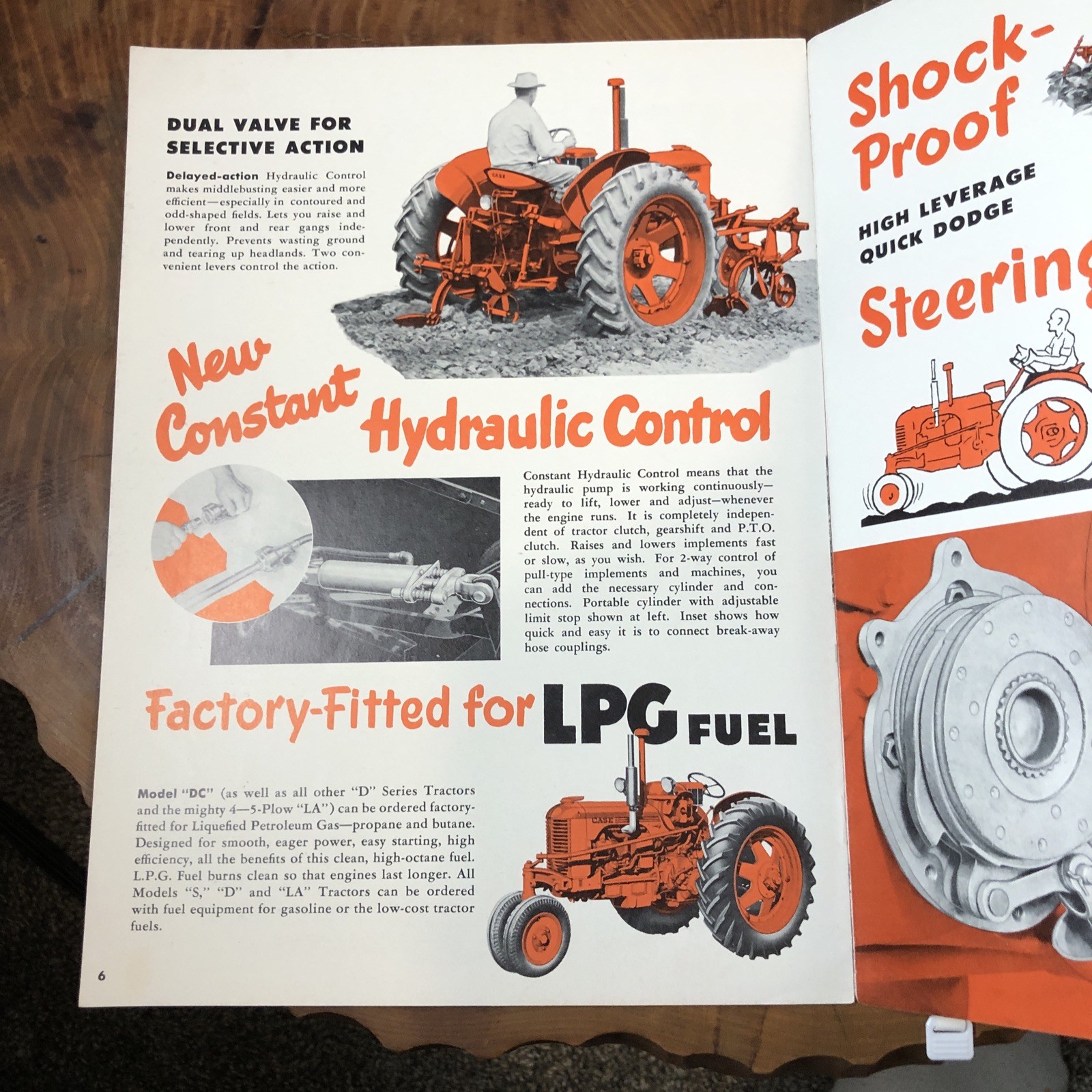 Rare Vintage Case Eagle Hitch Farming Brochure Tractors 2 / 3 Plow
