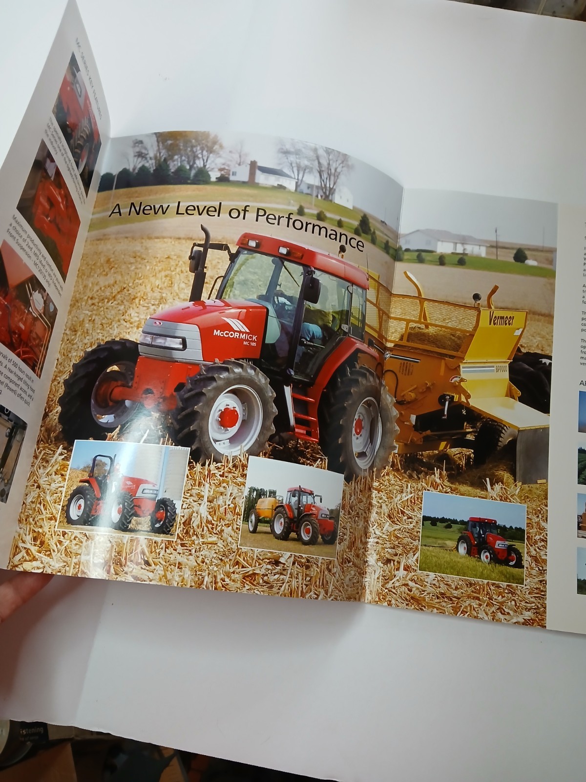 McCormick MC Series 90 – 132 Engine Tractor Sales Brochure Technical Data