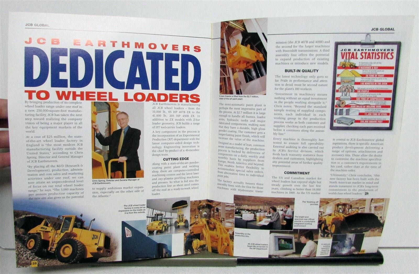 2000 JCB Team Work Specifications Construction Magazine Winter Edition
