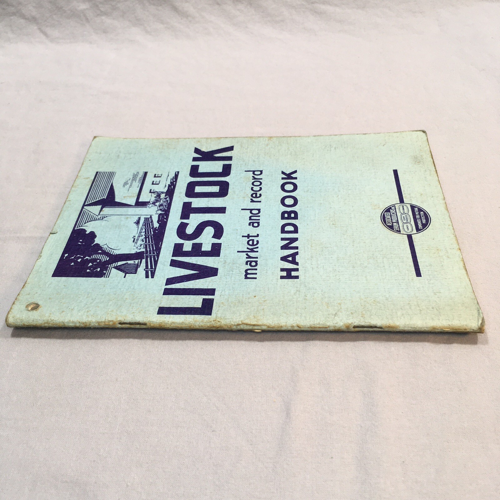 Vintage Agricultural Advertising for Associated Serum 1935 Livestock Handbook