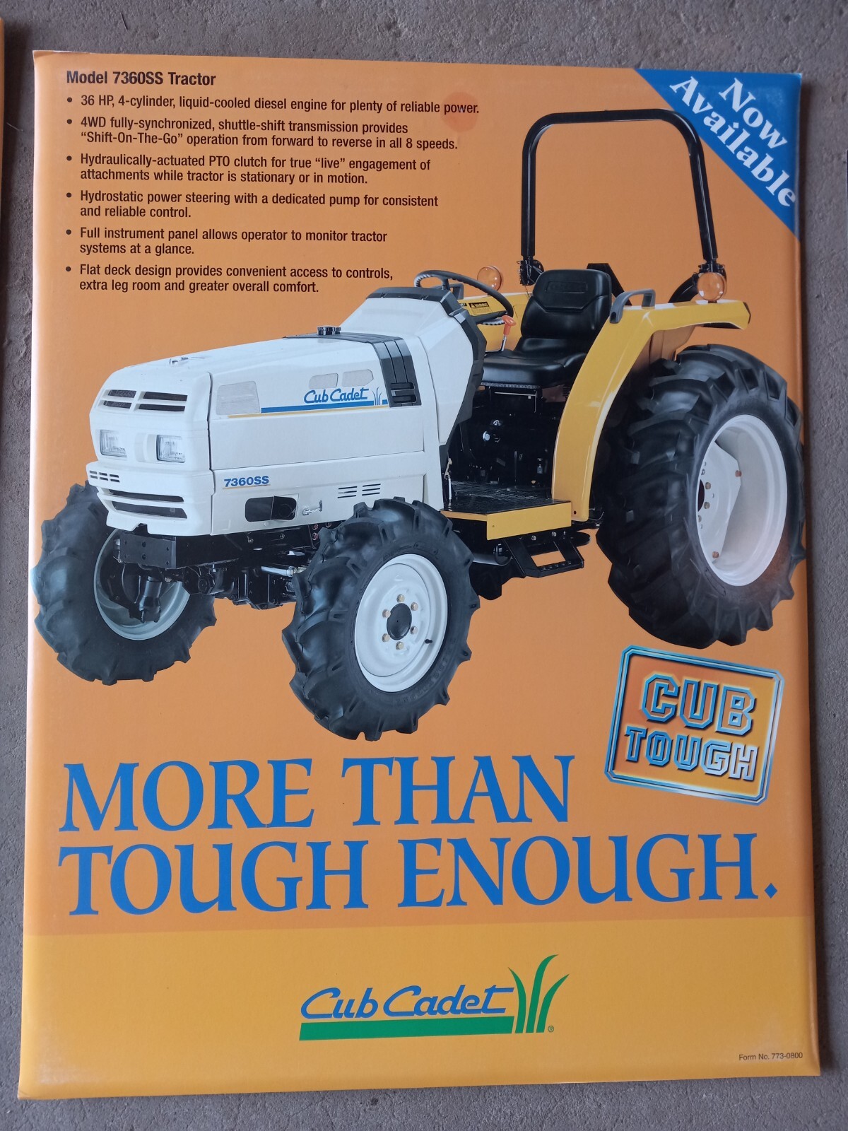 Cub Cadet The Big Event Banner and Cub Cadet Spec Posters
