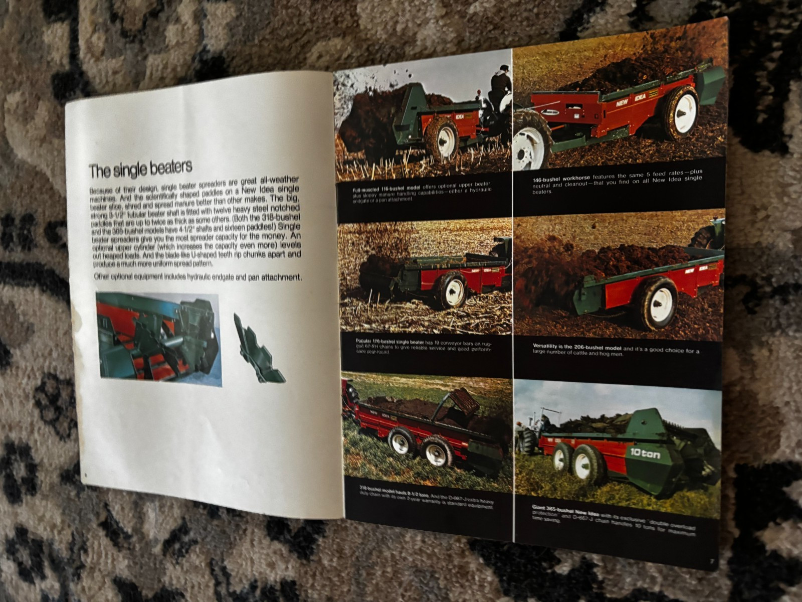 New Idea Manure Spreaders For 1974 Brochure DCPA26