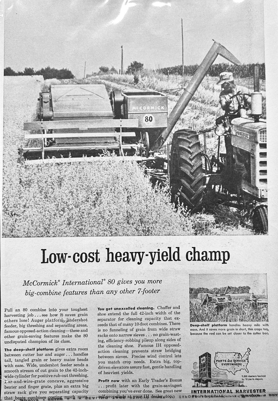Lot of (6) McCormick International Farm Equipment Ad Early 60’s #5090 set