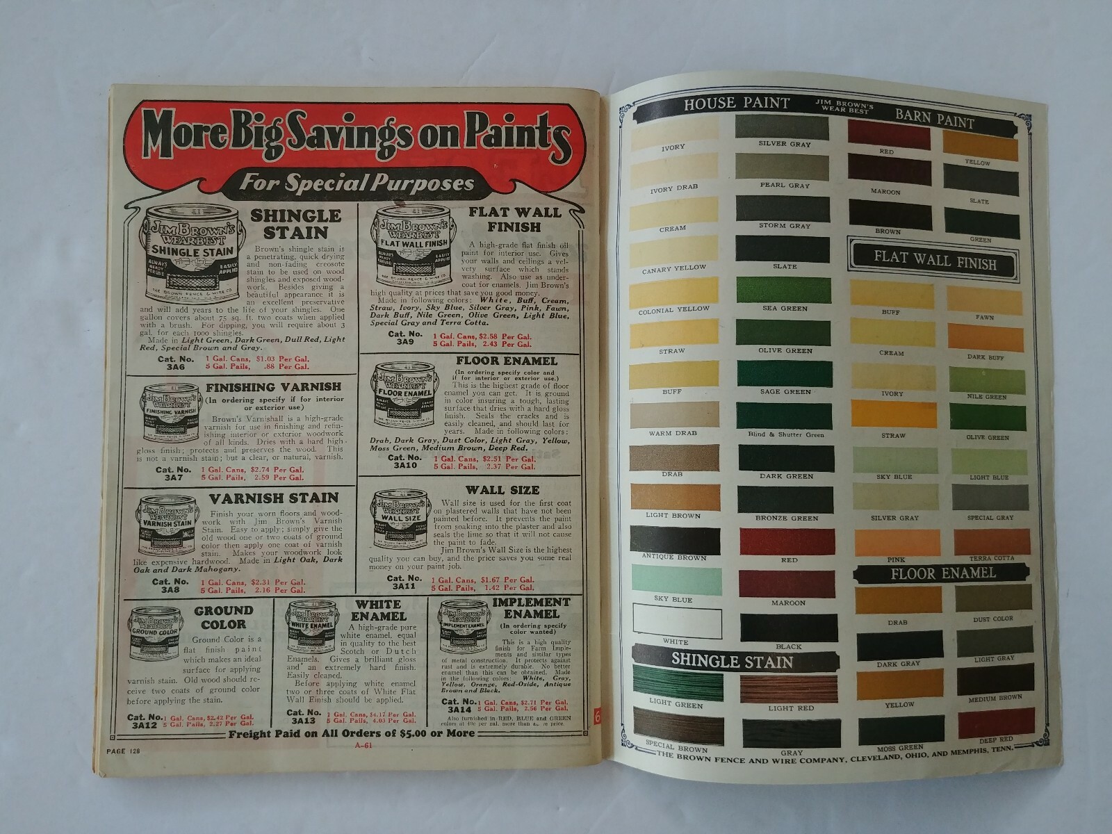 1930 Barbed Wire & Fencing Catalog Jim Brown’s plus Stoves, Furnaces, & More